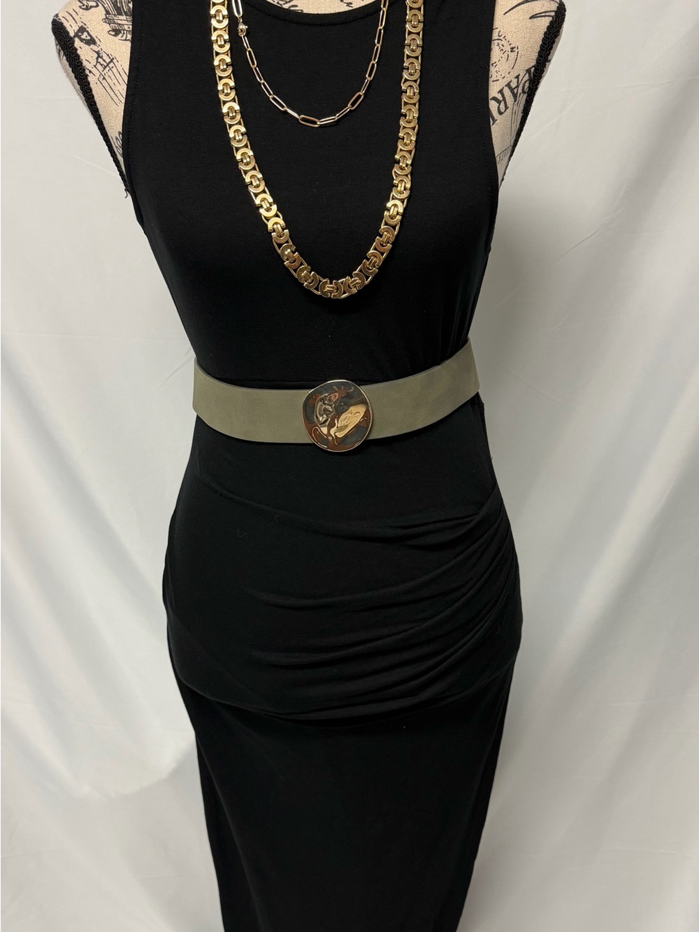 ASOS DESIGN Black Open Back Ruched Maxi Dress US 4